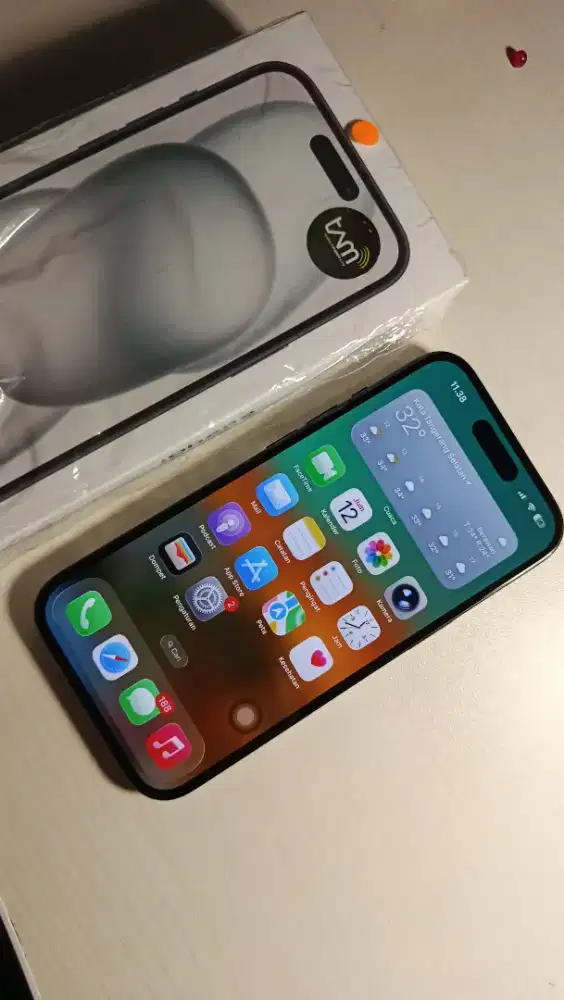 iPhone 15 128GB Black Sebulan pakai