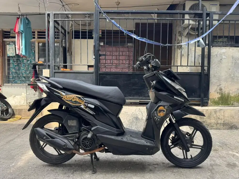 Honda Beat street thun 2018 pajak panjang mesin halus jozz siap gas.