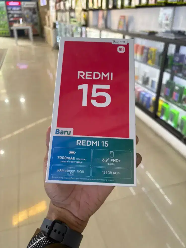 REDMI 15 128 DISKON 3%