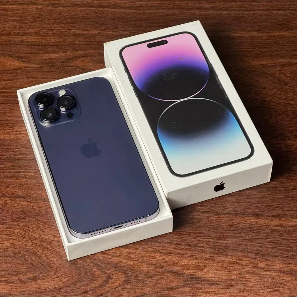 iPhone 14 PRO MAX 128GB Deep Purple Garansi Resmi iBox