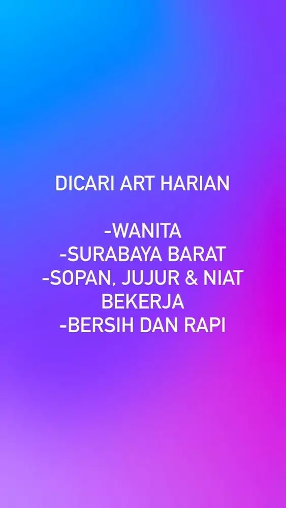 LOWONGAN HARIAN FREELANCE ART