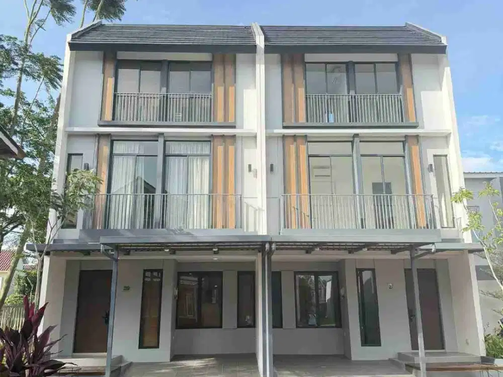Rumah Cantik 3 Lantai Malibu Village Tipe Terbaru Semi Furnished Paramount Gading Serpong