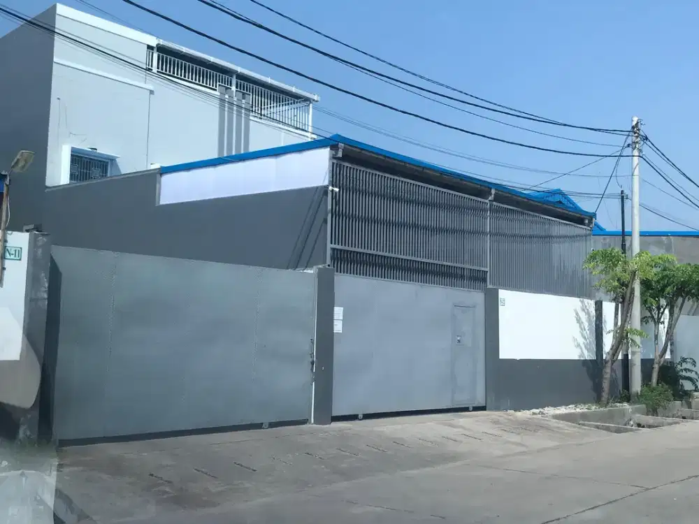 Dijual Gudang Ex Sarang Walet Kondisi Bagus di Pergudangan Kosambi