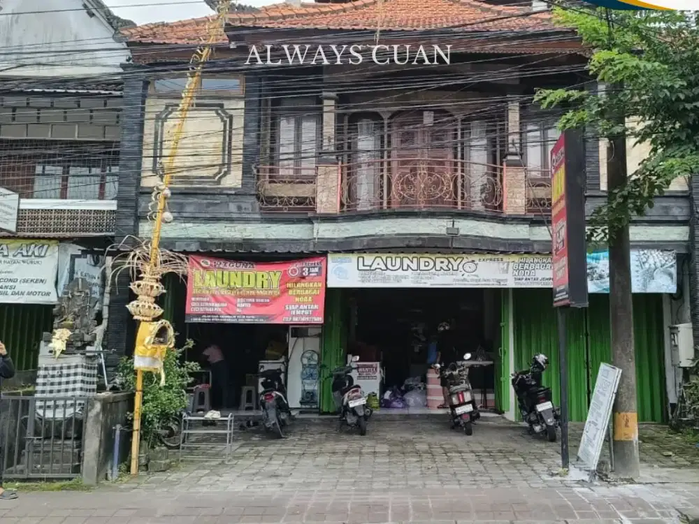 Ruko 3 lantai dengan 4 kamar tidur view sawah