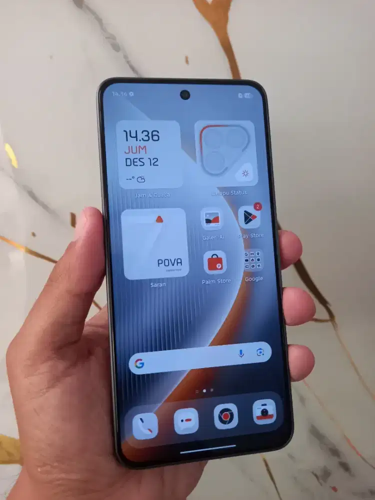 Tecno Pova 7 Ultra 5G Ram 12/256Gb jaringan 5G Batangan like new mulus