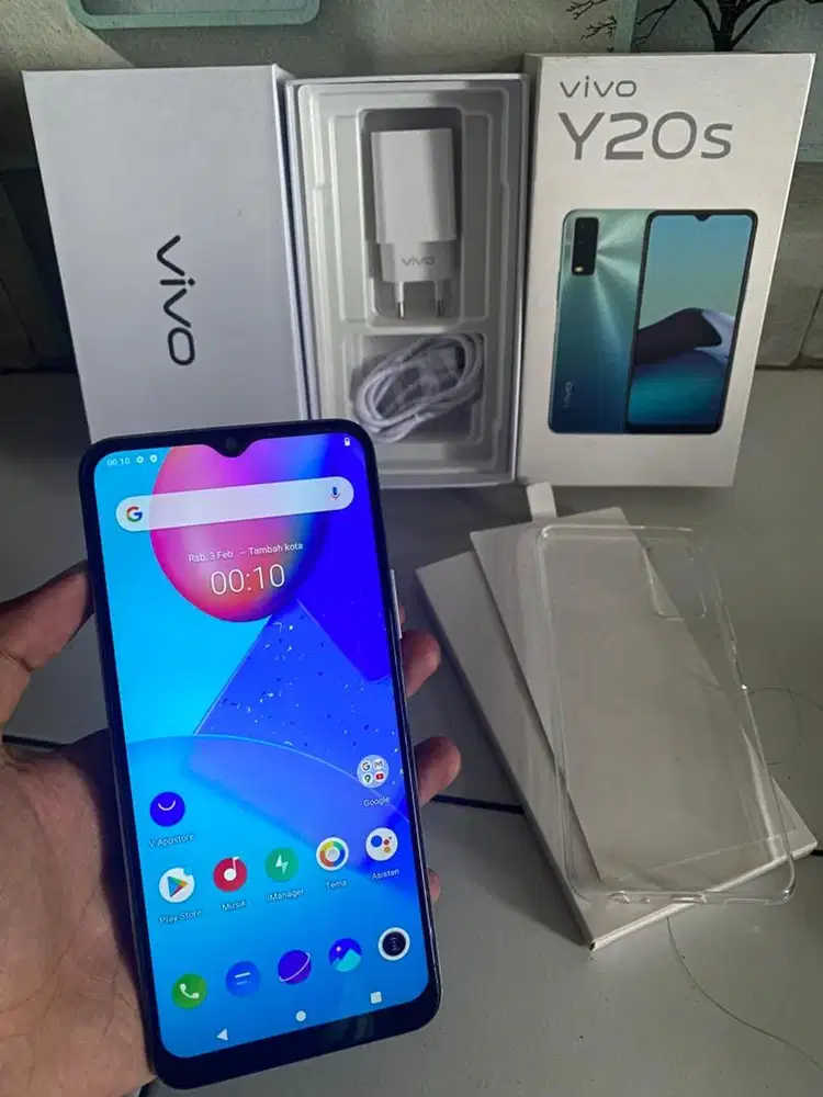 Vivo Y20s Ram 8/256 Fullset Mulus