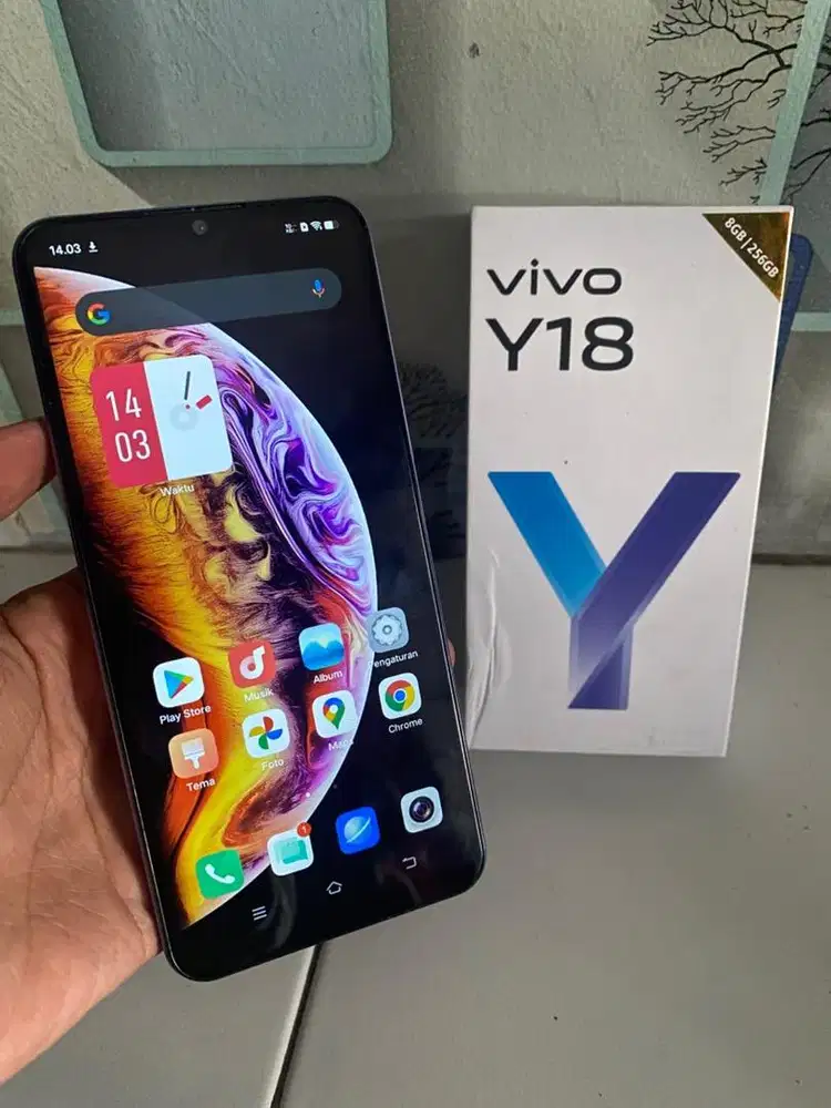 Vivo Y18 Ram 8/256 Fullset Mulus