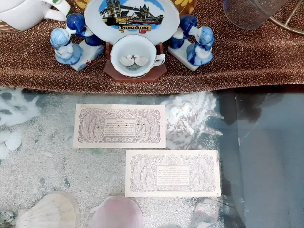 UANG KUNO 5 SEN RI TAHUN 1945 ukuran MINI