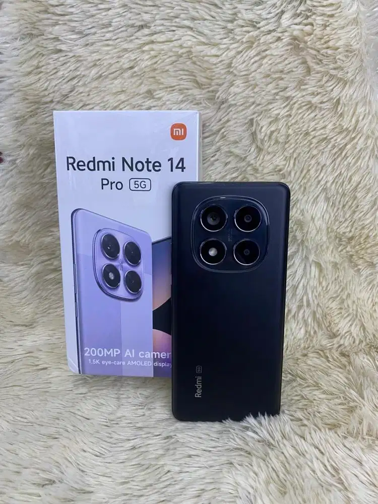 Redmi Note 14 Pro 5G ram 8/256Gb Black garansi oktober2026#3Gcom