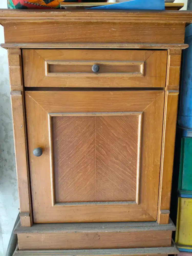 Lemari sudut JATI serbaguna