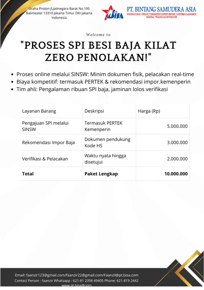 SPI Besi Baja Cepat Tepat Dan Aman