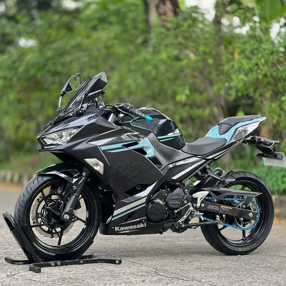 KAWASAKI NEW NINJA 250 FI ABS MDP KEYLESS 2019 HITAM KM LOW PAJAK ON