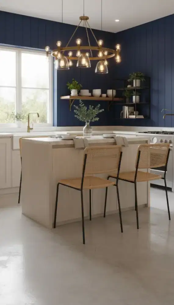 Meja dapur HPL minimalis