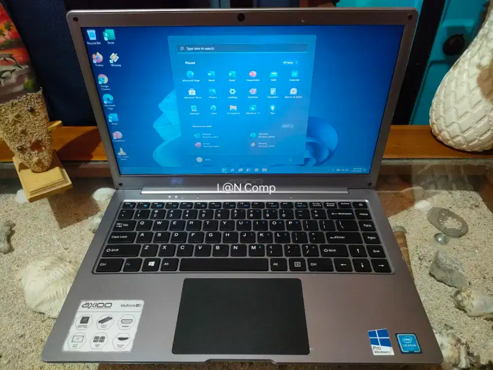 Laptop Axioo mybook 14E ram 4gb SSD 256 Siap Pakai