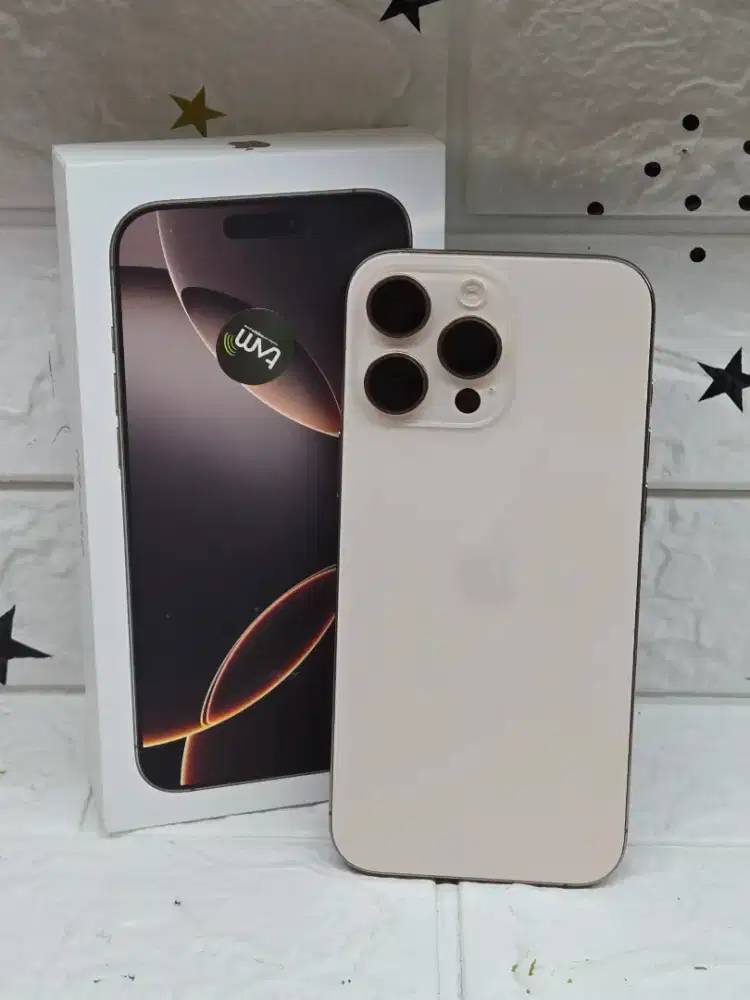 Iphone 16 pro max 256gb second resmi