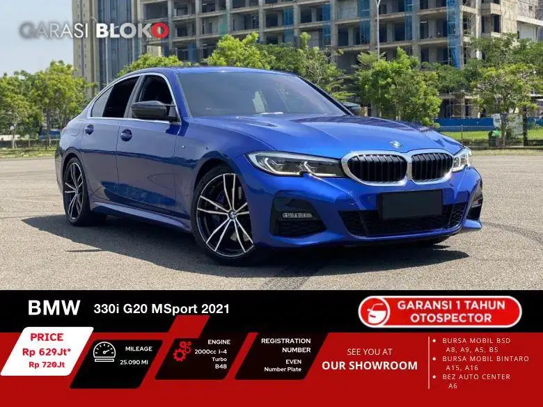 BMW 330i G20  MSport B48 2021