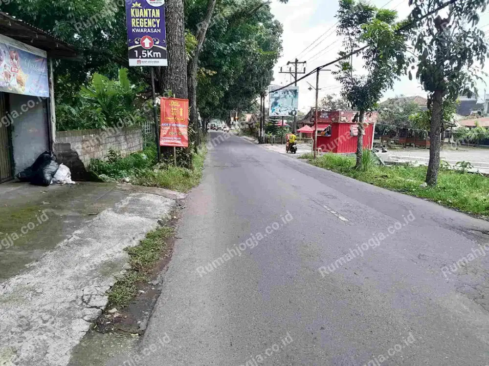 tanah pinggir jalan besar jalan kabupaten jambon