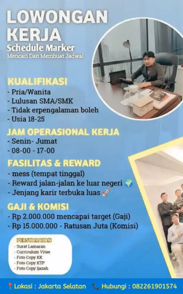 Work? Langsung chat aja