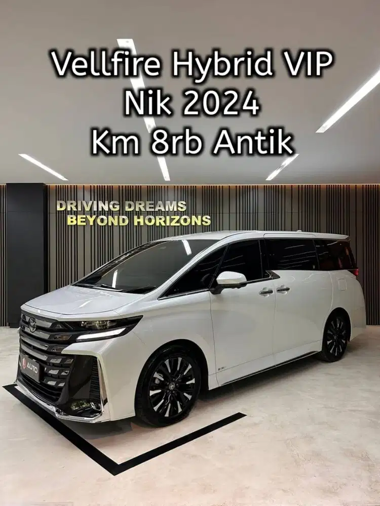 Toyota Vellfire 2.5 HEV Hybrid 2024 VIP Executive Lounge Putih Km8rb B