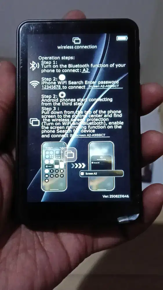 KV A2 Selfi mirror vlog