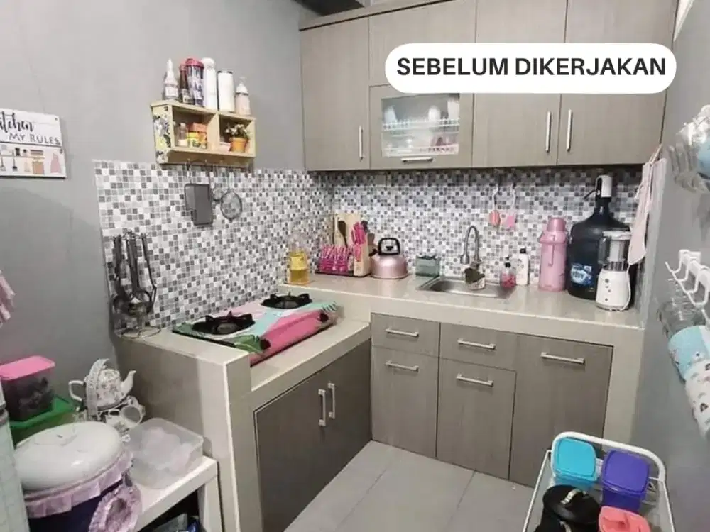 Kitchen Set Custom Jakarta • Free Survey + 3D • Finishing Premium