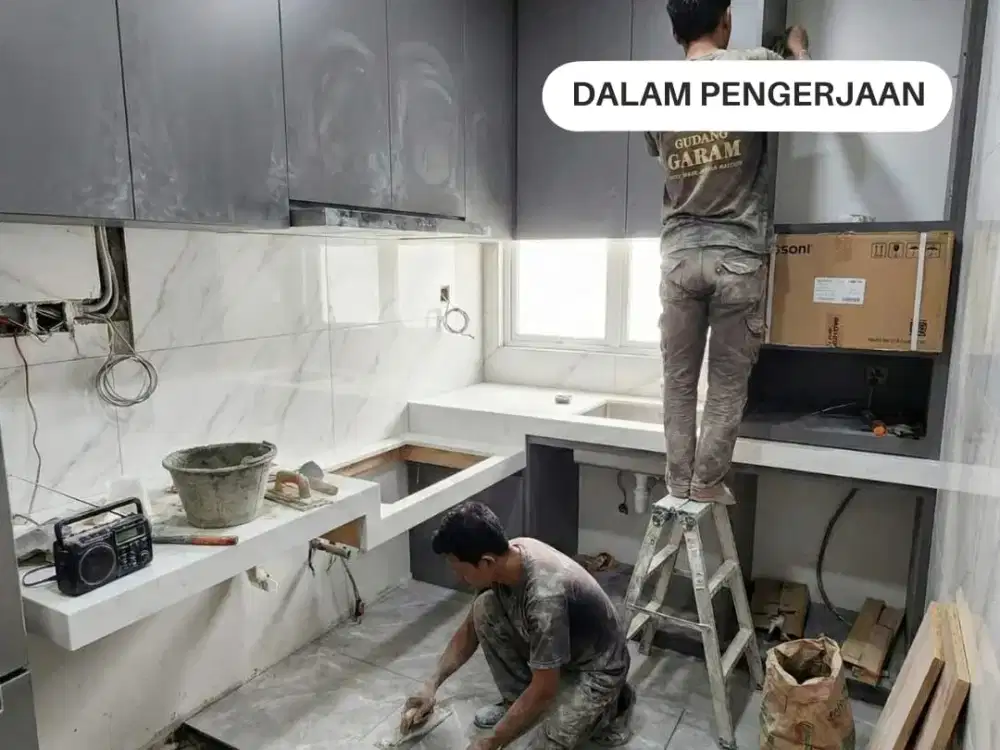 Kitchen Set Custom Jakarta • Free Survey + 3D • Finishing Premium