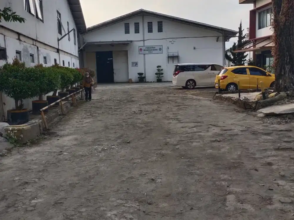 DIJUAL TANAH KOSONG DAN BANGUNAN PABRIK BESERTA MESIN