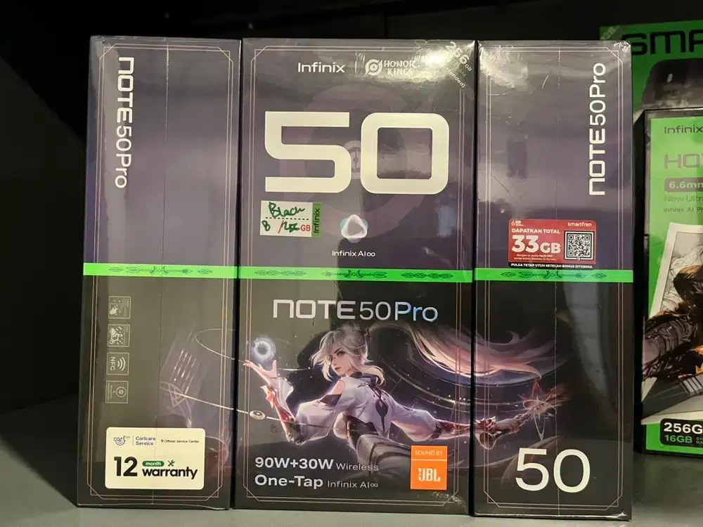 Infinix Note 50 Pro 8GB+8GB/256GB Termurah New Segel
