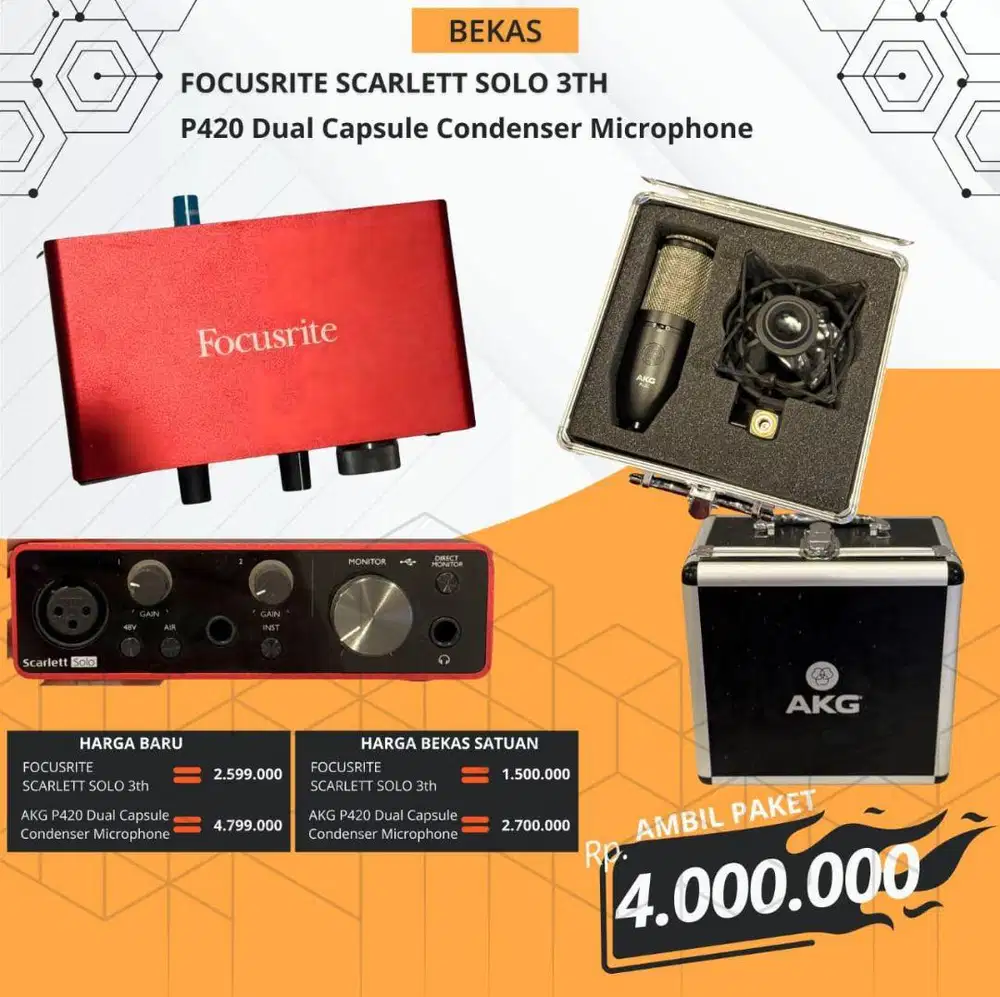 Akg P 420 focusrite solo