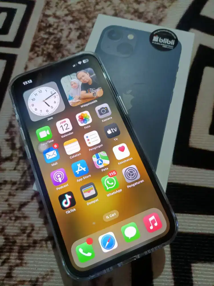 Dijual iPhone 13 mulus hitam