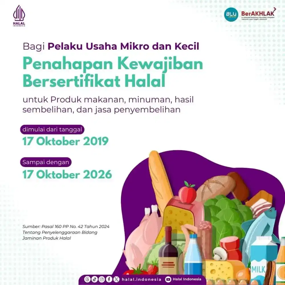 Pembuatan sertifikat halal gratis