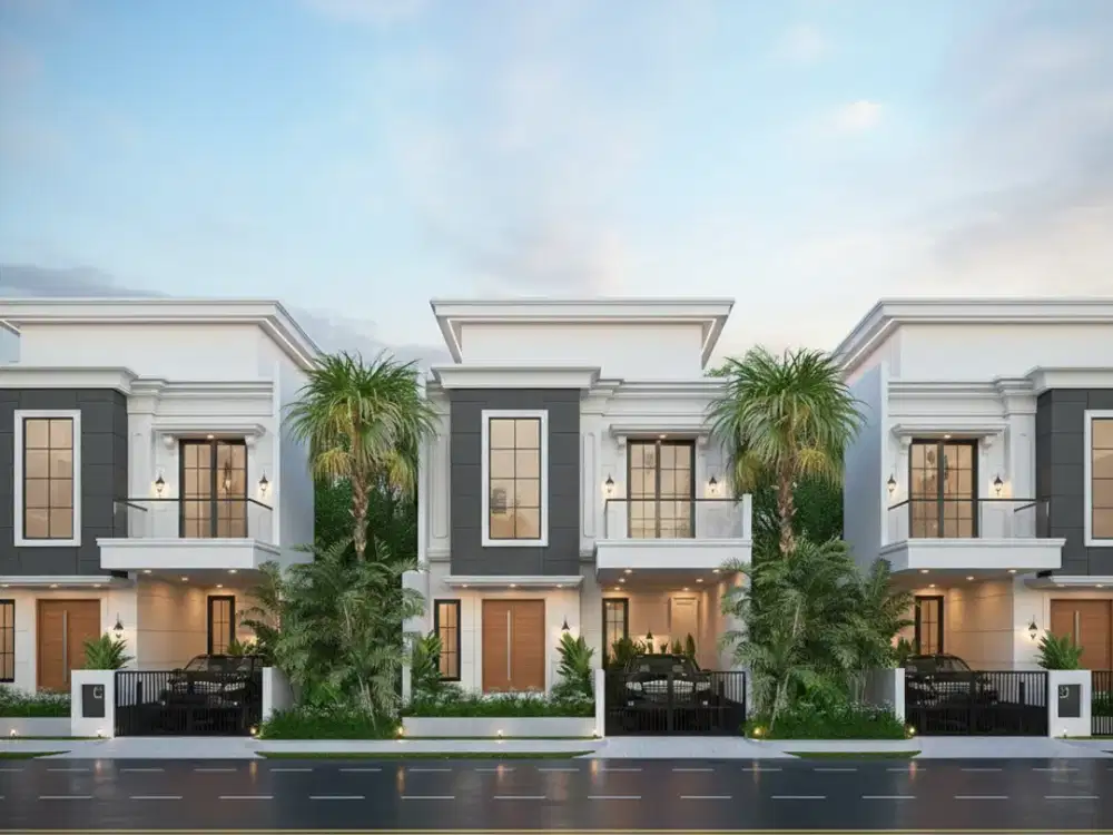 Rumah Cantik 3 Menit Gerbang Tol BORR Free SHM