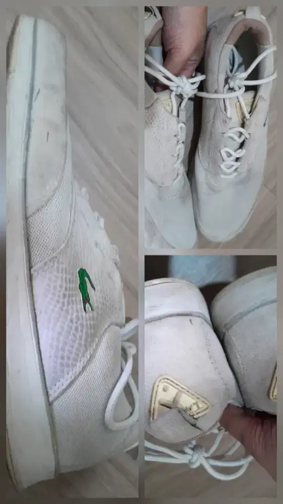 Sepatu lacoste original putih