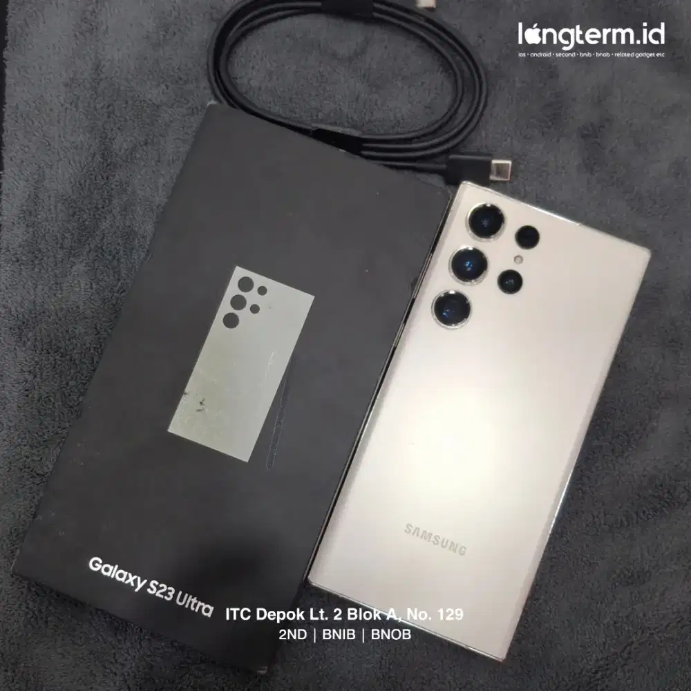 Samsung S23 Ultra 512gb ori SEIN, Free adapter