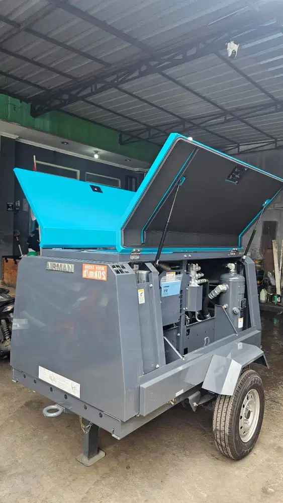 Kompresor Airman PDS 185 S - 6C2 Kapasitas 7 BAR Disel Yanmar