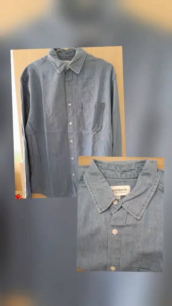 Kemeja smith berlin denim