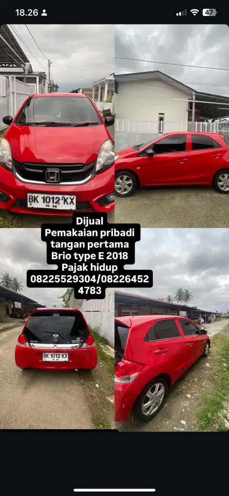 Dijual pemakaian pribadi tangan pertama