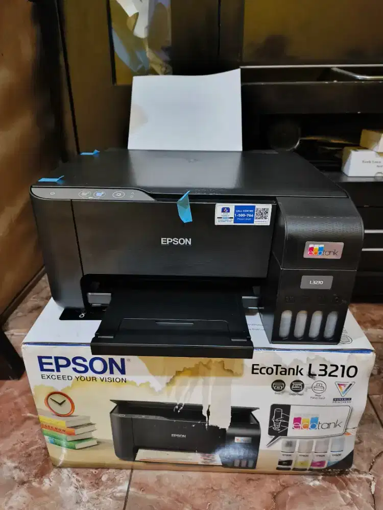 Printer Epson L3210 Mulus Siap Pakai Lengkap dgn Dusnya