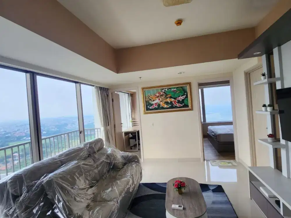 Disewakan Apartemen 2BR Full Furnished Orange County Lippo Cikarang – Lantai 20, Only 145 Juta/Tahun Nego