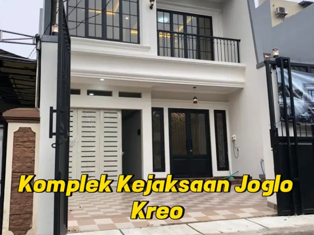 DIJUAL RUMAH BARU AMERICAN CLASSIC KOMPLEK KEJAKSAAN JOGLO KREO
