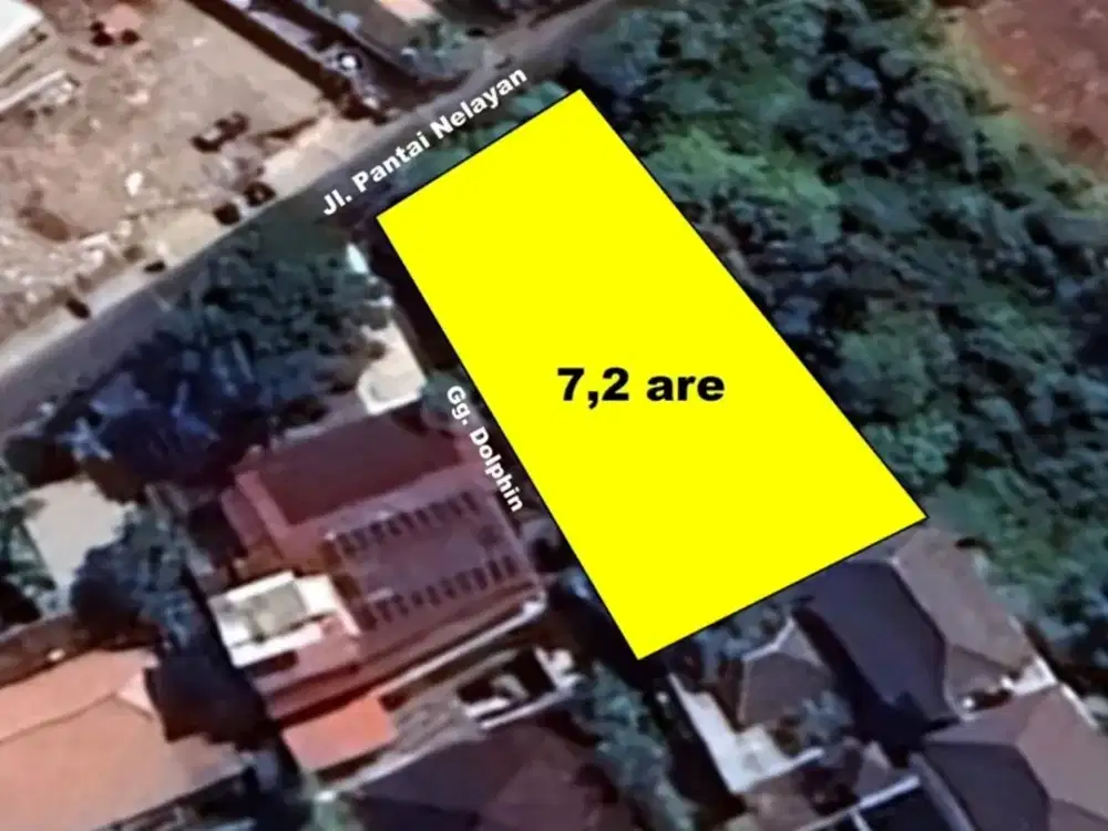 tanah bagus premium pinggir jalan dekat pantai