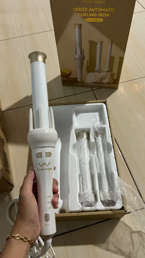 Catokan Curly Iron Otomatis Vivid & Vogue GEN5