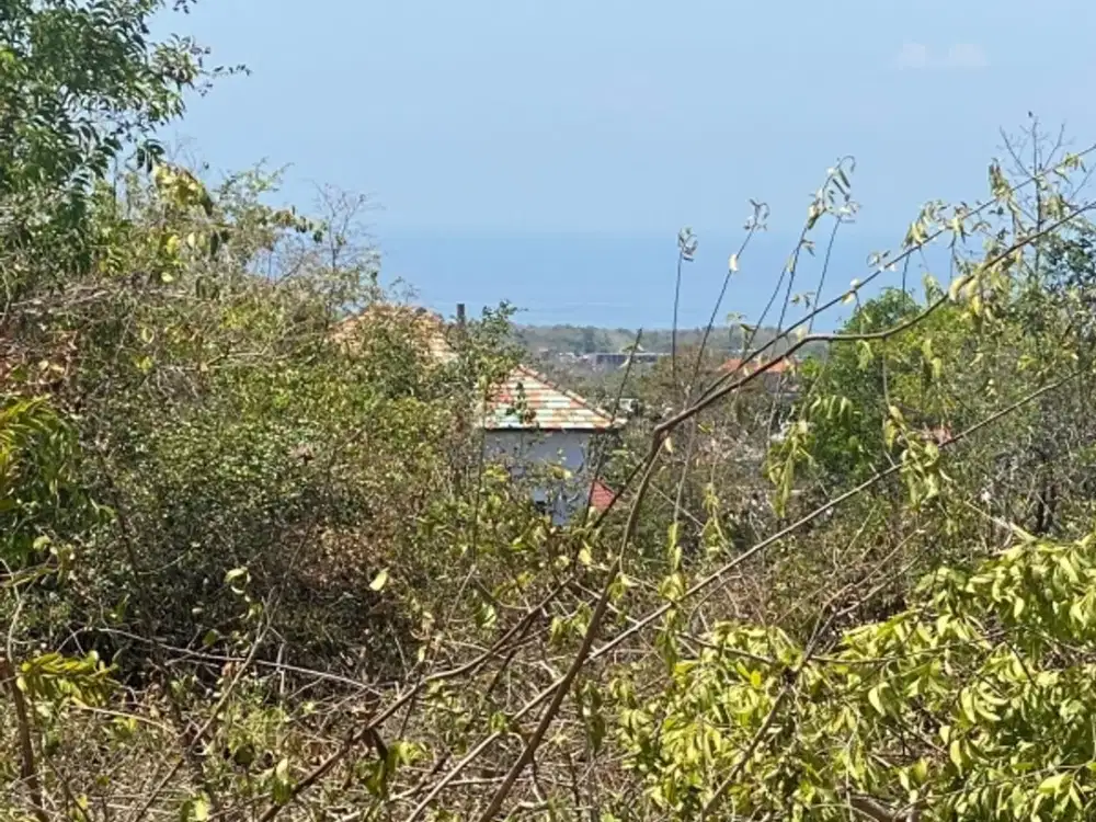 tanah view laut sangat cocok untuk villa