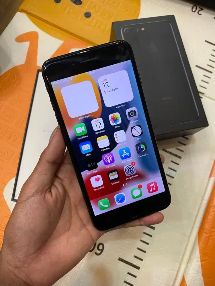 iphone 7 plus 128gb jetblack all operator