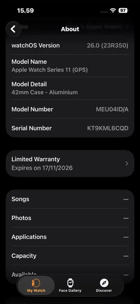 Apple watch 11 ibox like new