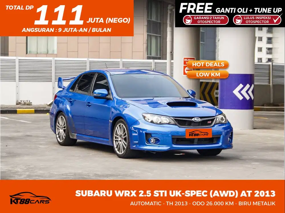 SUBARU WRX STI UK- SPEC 2.5 AT (AWD) 2013