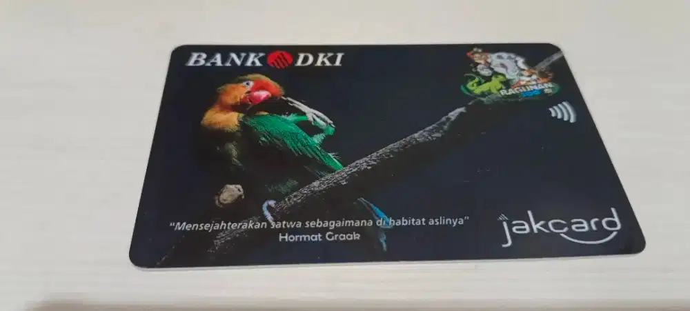 Kartu jakcard untuk naik transjakarta busway 15k seiken