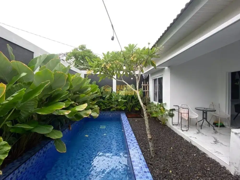 VILLA PRIVATE POOL DI BERBAH SLEMAN FULLY FURNISH