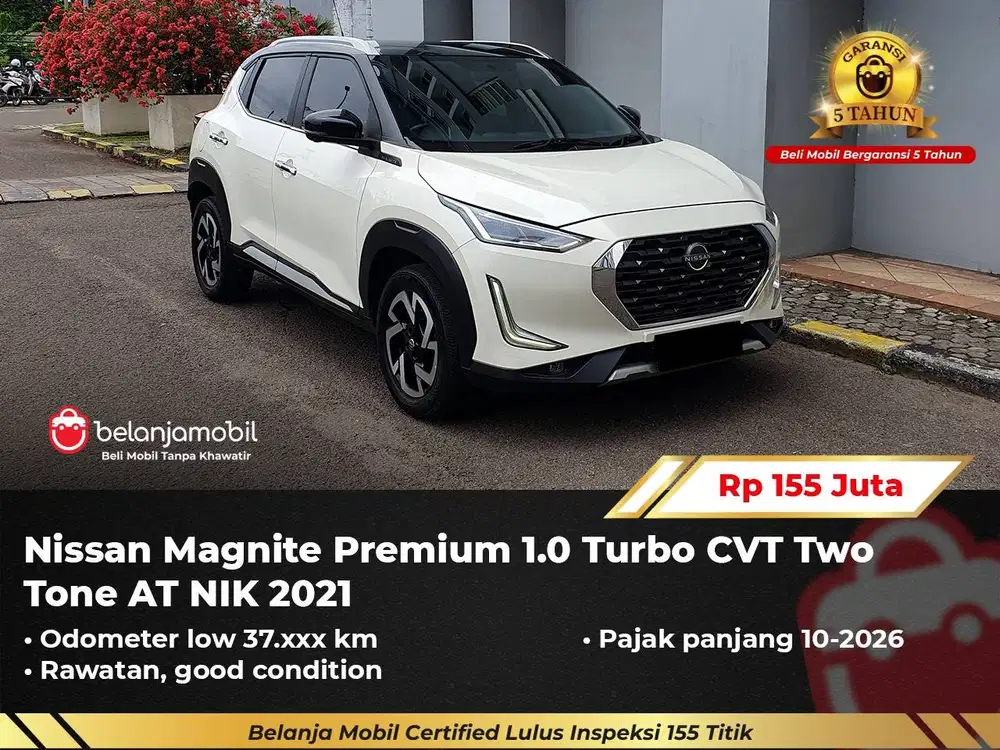 [ GARANSI 5TH ] Nissan Magnite Premium 1.0 Turbo Two Tone 2021/2022