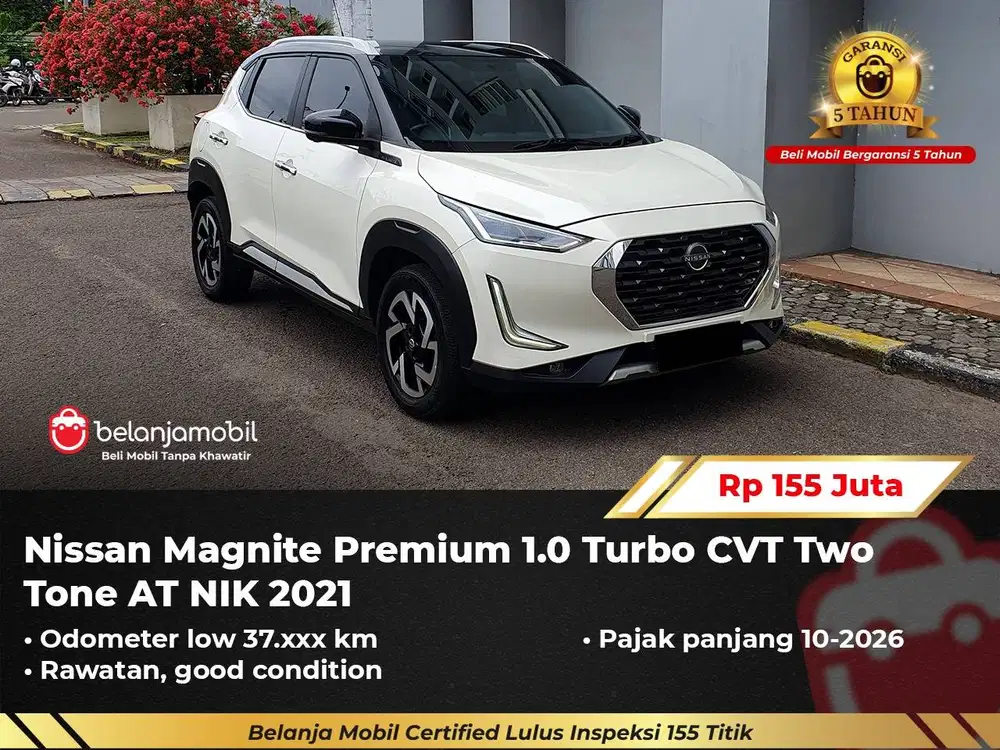 [ GARANSI 5TH ] Nissan Magnite Premium 1.0 Turbo Two Tone 2021/2022